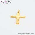 33769 Hot sales popular 24k gold color cross pendant